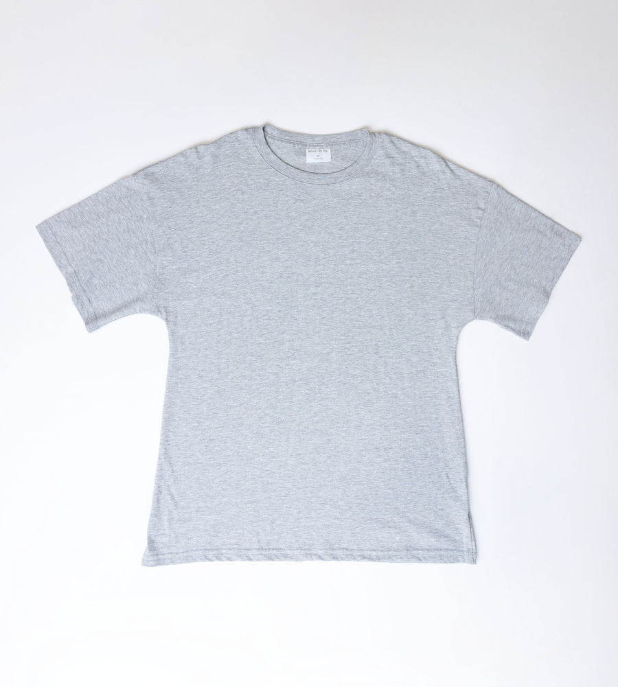 Oxford Gray Boxy Premium Cotton Unisex Shirt - Wholesale